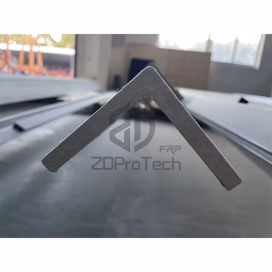 Lightweight and High Strength Structural FRP Z Bar Pultruded Fiberglass Z Shape Angle Beam.