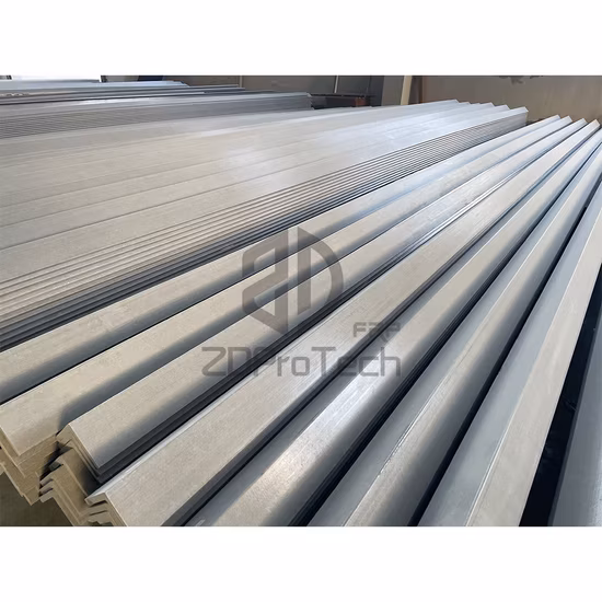 Lightweight and High Strength Structural FRP Z Bar Pultruded Fiberglass Z Shape Angle Beam.