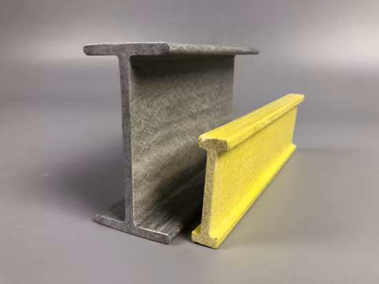 Factory Outlet Fiberglass Plastic FRP Structural H Beam/I Beam for Construction.