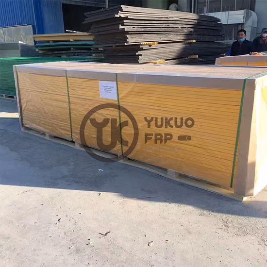 맞춤형 FRP 격자판 녹색 FRP GRP 격자판 FRP 플랫폼 격자판