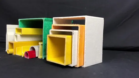 UV 보호 내식성을 갖춘 맞춤형 인발 성형 FRP 제품