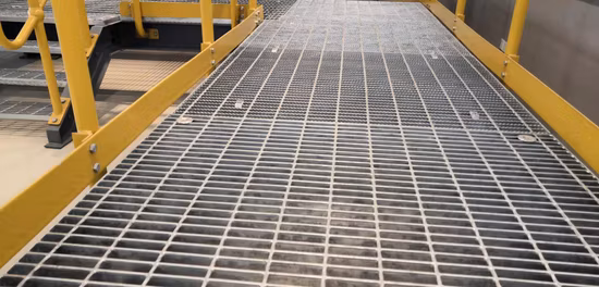 해양 장비 플랫폼의 고정 금속 격자판 FRP 격자 건축 자재용 격자 클립